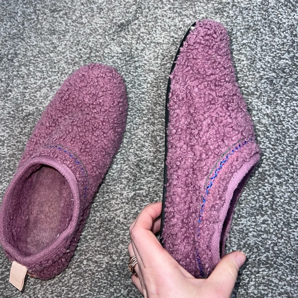 Bombas Sunday Slippers In Mauve Sherpa size 8 - Picture 7 of 10